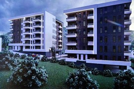 Квартира с 2 спальнями в новом ЖК